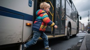 В Омске автобус зажал дверью 5-летнего мальчика и протащил по асфальту