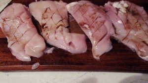 Курица по-французски с грибами