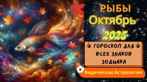 ♓Рыбы - гороскоп на Октябрь 2025 года. От Юлии Капур