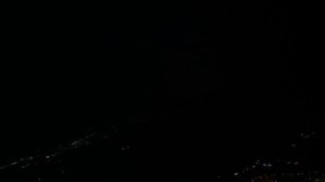 Над ночным городом.