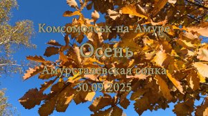 Комсомолськ-на-Амуре. Осень. Амурсталевская сопка. 30.09.2025