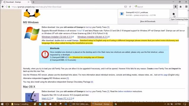 Gramps Tutorial #1： Downloading, Installing, & Uninstalling on Windows 10 смотреть онлайн