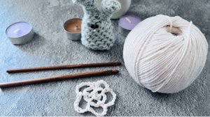 Вязание крючком для начинающих. #вязание #вязаниекрючком #каквязать