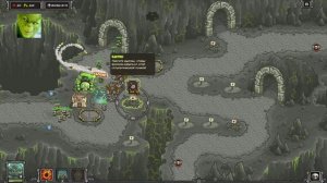 Kingdom Rush Frontiers [Ветеран] → Подземный Ход - Без Огненного Дождя