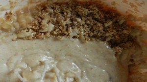 Коврижка банановая постная