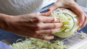 Квашеная капуста на раз, два, три