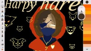 Harpy hare slowed 🖤🦊