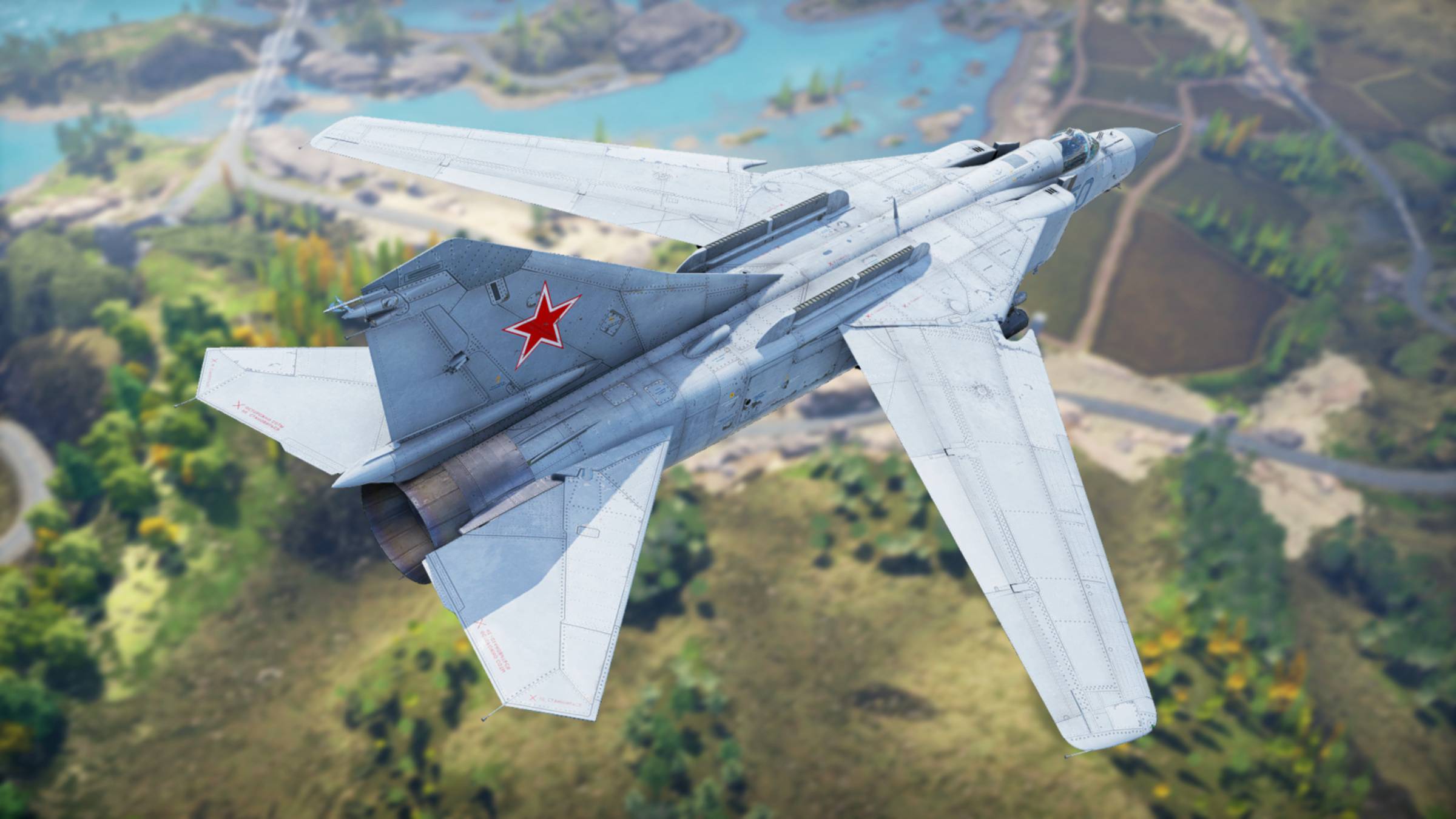 War Thunder полет в VR на самолете МиГ-23МЛ смотреть онлайн