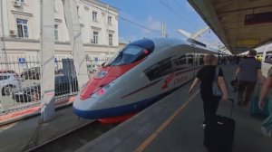 Сапсан  Рейс 760 Москва Санкт-Петербург  Bussnes Class