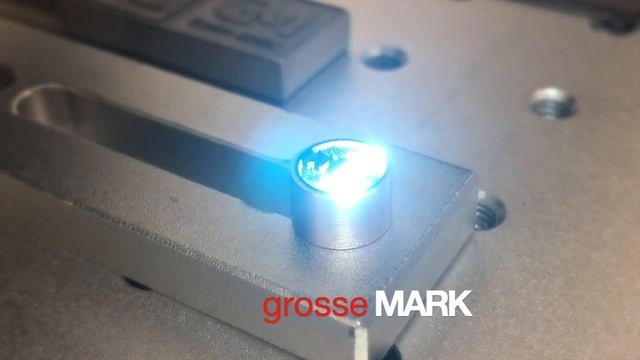 Изготовление ОТК пломбира латунь на лазерном маркере G-MARK 100