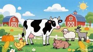 Загадки про животных на ферме.