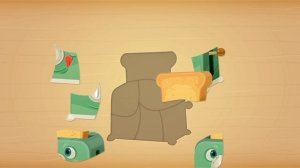 Собранный пазл, детский, развивающий мультфильм.