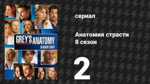 Анатомия страсти 8 сезон 2 серия «Она ушла» (сериал, 2011)