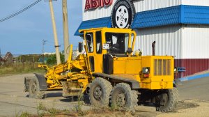 Автогрейдер ДЗ-180. Звук двигателя А-01.