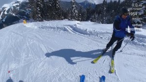 Горные лыжи. Архыз. Север. Черная.