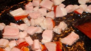 Курица с фасолью в духовке