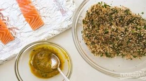 Лосось с панировочными сухарями