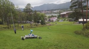 Косилка Brielmaier на горнолыжном курорте Манжерок