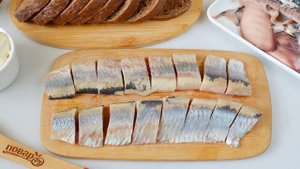 Канапе с сельдью