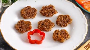 Канапе с красной рыбой