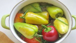 Квашеный болгарский перец на зиму целиком