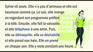 TEXT A2 & EXERCISE OF PASSE COMPOSE #french #franзais #frenchforbeginner #frenchreading