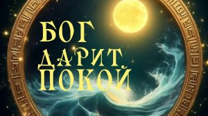 Бог дарит покой.