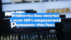 Wildberries-Russ получил в залог 100% операционной компании «Рив Гош»