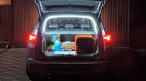 Приветствие с задержкой.Подсветка проёма багажника Changan cs 35 plus new.