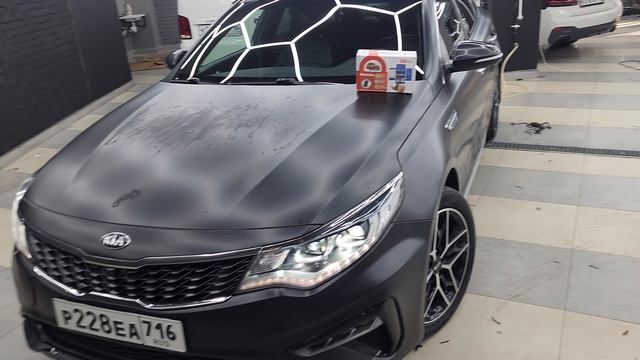 Kia K5 - установили охранный комплекс с автозапуском и управлением с телефона StarLine S96 GSM
