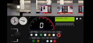 Симулятор московского метро 2D БКЛ Кленовый бульвар-Нижегородская на Москве 2020.