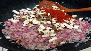 Каннеллони с грибами и фаршем