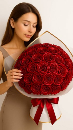 Инструкция по сборке букета из атласных лент.