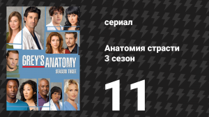 Анатомия страсти 3 сезон 11 серия «Шесть дней (Часть 1)» (сериал, 2006)