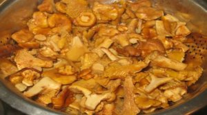 Картошка со свежими грибами жареная