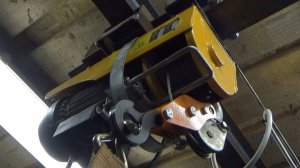 Гаражный потолочный кран на 500кг для съёма ДВС и прочих подъемных задач ха 15т