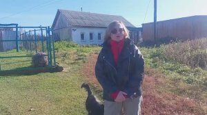 С Жанной у деда Матвея.