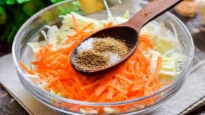 Квашеная капуста с тмином