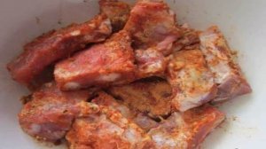 Картошка с ребрышками в рукаве