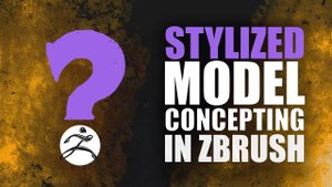 STYLIZED MODEL CONCEPTING IN ZBRUSH#zbrush #gamedev #3dgamedevtutorial