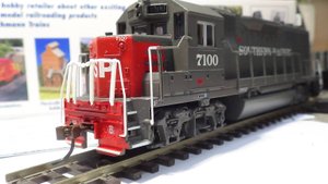 Профилактика тепловоза southern pacific 7100