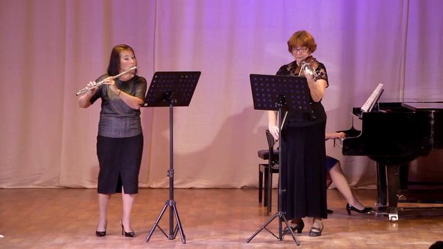 04 Жак Ибер Интерлюдия, исп. Ушакова О.А., Ельцова Н.В., конц. Клячина С.В. смотреть онлайн