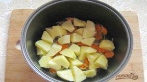 Картошка с баклажанами в мультиварке