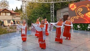 28.0.2025 г. парк "Лукоморье". Фольклорный ансамбль «Туслӑх»  севастопольского чувашского общества