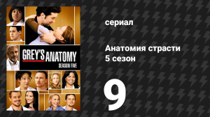 Анатомия страсти 5 сезон 9 серия «В полуночный час» (сериал, 2008)