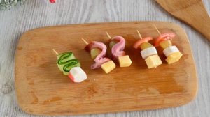 Канапе Рождественский венок