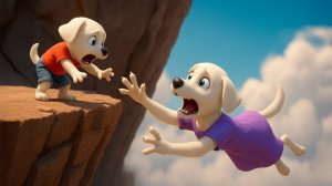 Мультики для детей. Приключения собачки. Путешествия по горам. Мультфильм