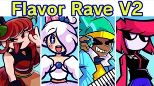 Friday night funkin' Flavor Rave V2 + Cutscenes | Sweet & Sour vs Spicy & Smoky (FNF Mod/ALL Songs)