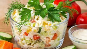 Салат " По-домашнему " из повседневных продуктов