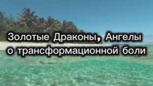 Золотые Драконы, Ангелы о трансформационной боли 24.07.2025г    (93 Послание)